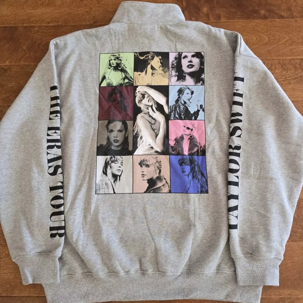 TAYLOR SWIFT | THE ERAS INTERNATIONAL TOUR GREY QUARTER ZIP | S | M|TTPD